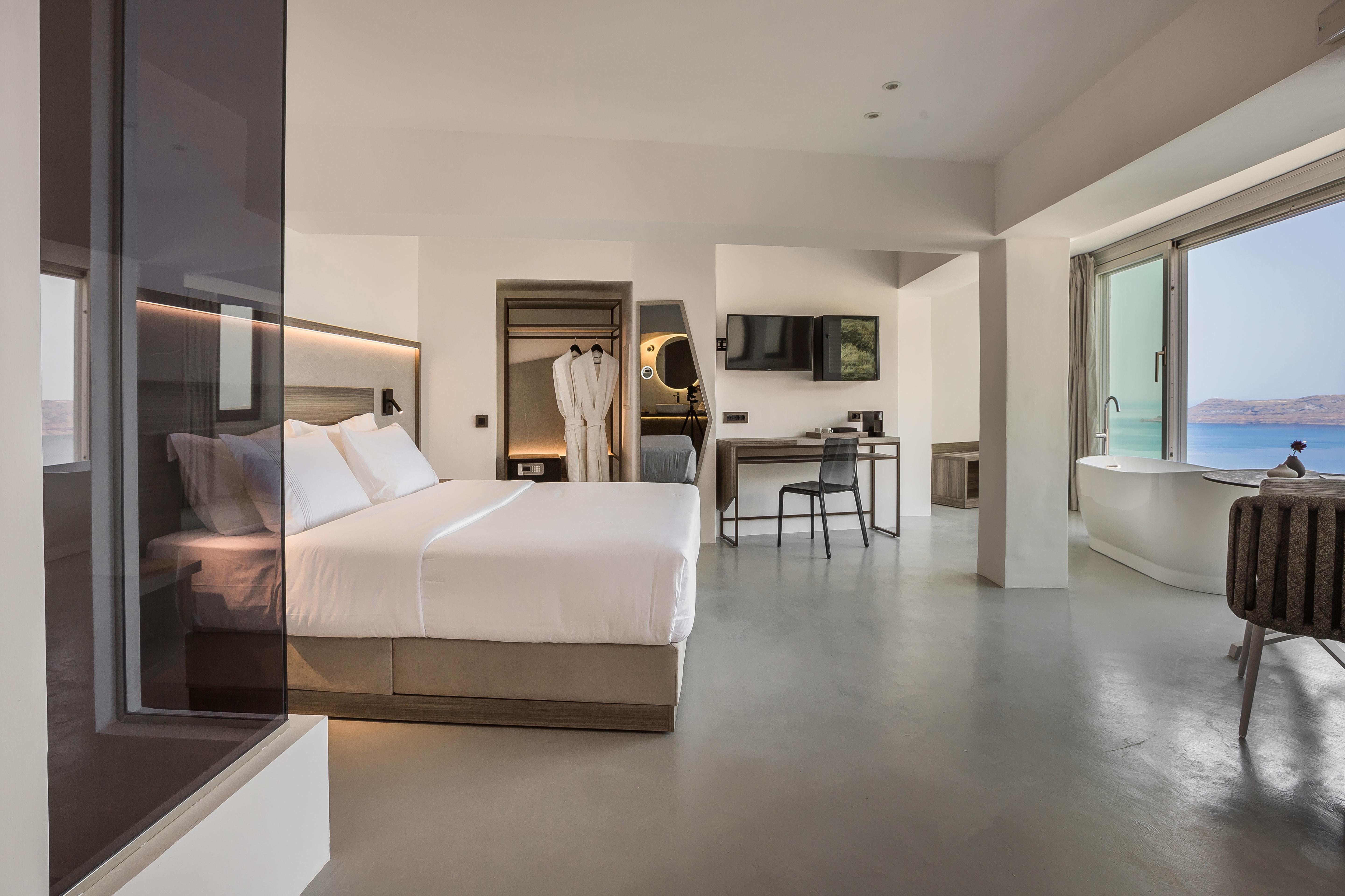 Sun Rocks Boutique Hotel (Adults Only) ฟิรอสเตฟานี ภายนอก รูปภาพ